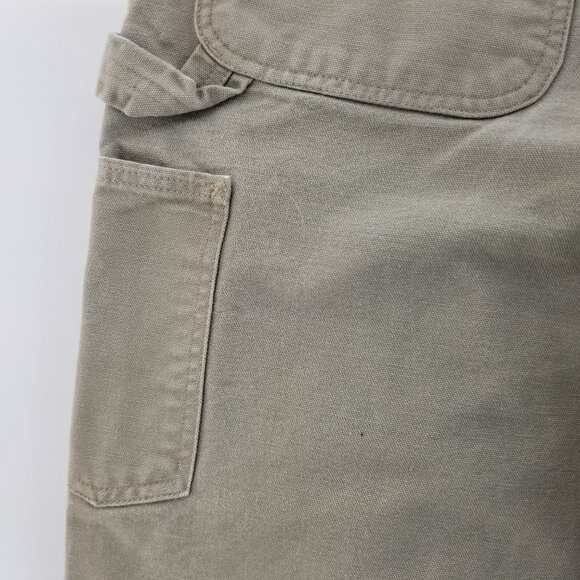 Carhartt B11 DES Work Pants Desert Khaki Dungaree Fit Carpenter Duck 42x32 - Picture 8 of 11